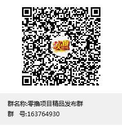 零撸项目精品发布群群聊二维码