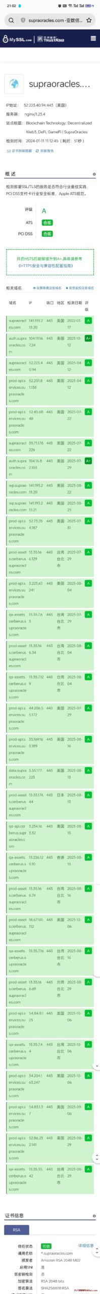 Supra Oracle服务器