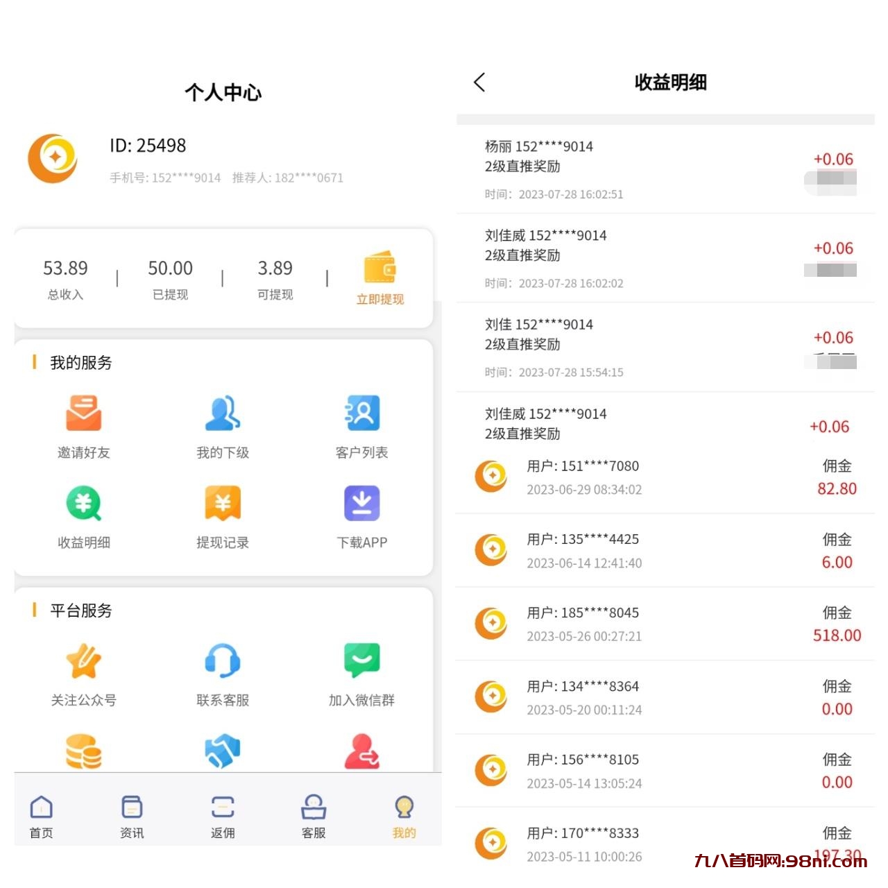 首码网-网上创业赚钱首码项目发布推广平台-98首码网