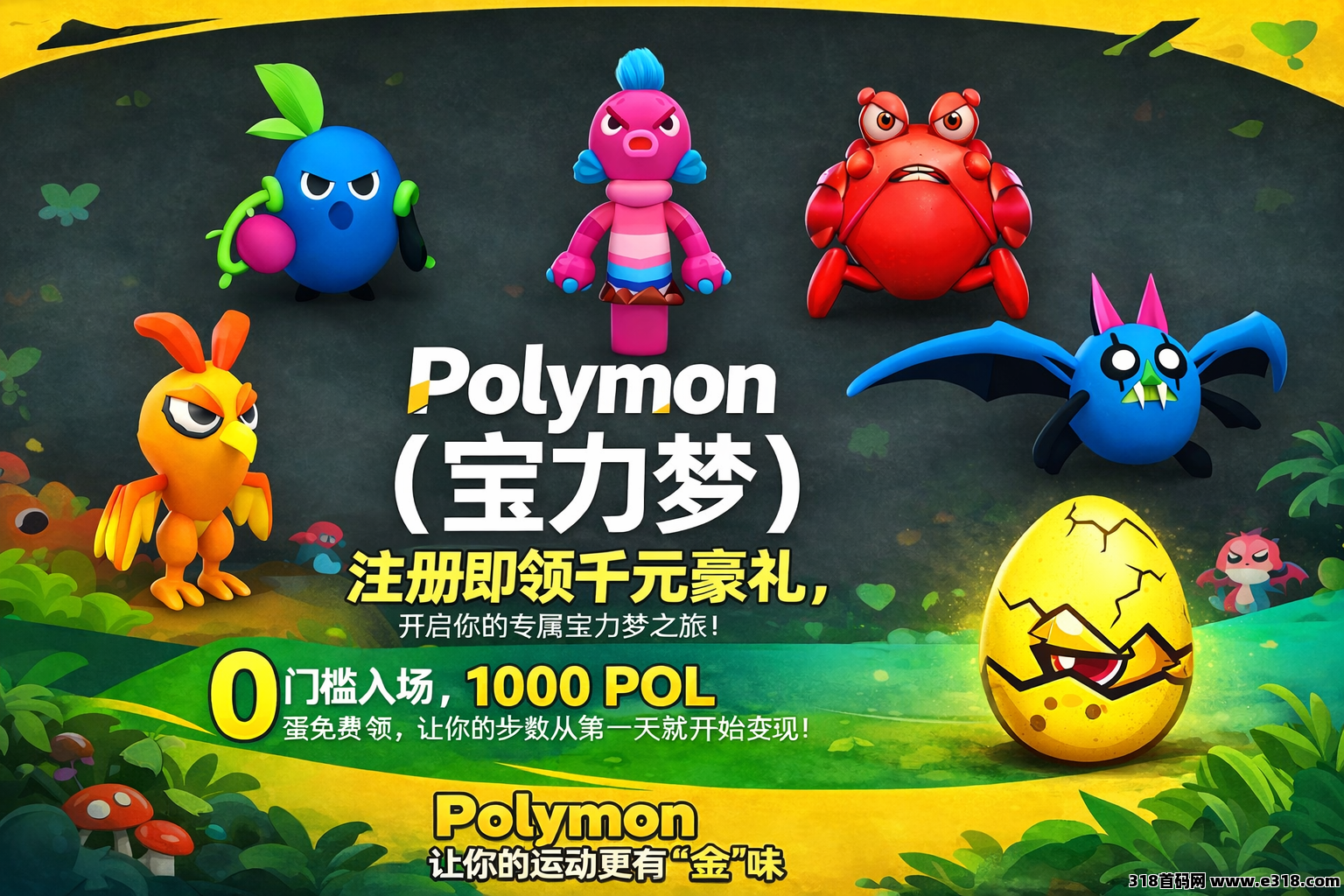0撸链游天花板，稳定收益，轻松变现，Polymon (宝力梦) 项目预热中-首码网-网上创业赚钱首码项目发布推广平台