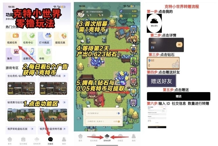 克特小世界，新零撸项目-首码网-网上创业赚钱首码项目发布推广平台