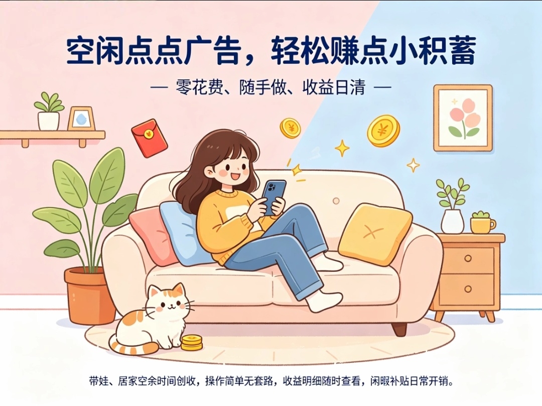 首码趣享零撸看页面广告天天有进账稳得一批-九八首码网-首码项目发布-网赚副业零撸项目平台