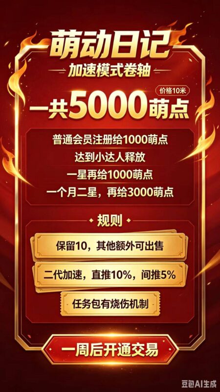 萌动日记,2026新项目卷轴模式,零撸玩法简单,每天7个广告。-九八首码网-首码项目发布-网赚副业零撸项目平台