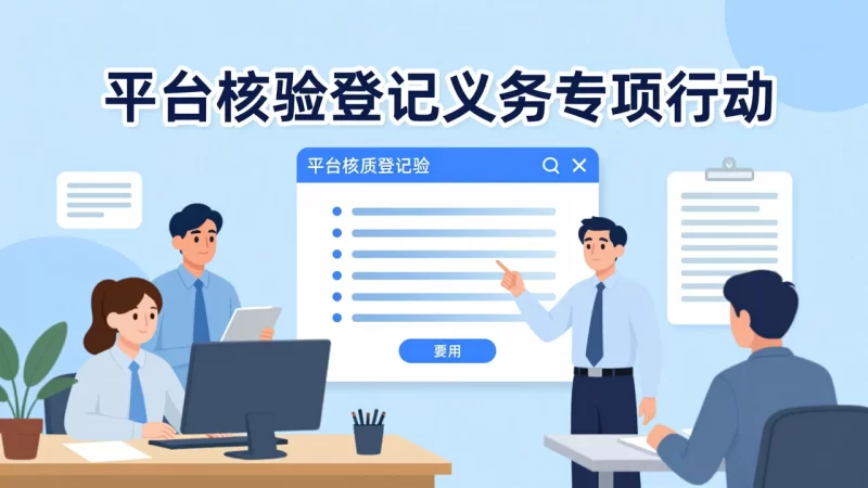 市场监管总局推进平台核验登记义务专项行动，平台内经营者资质核验趋严-九八首码网-首码项目发布-网赚副业零撸项目平台